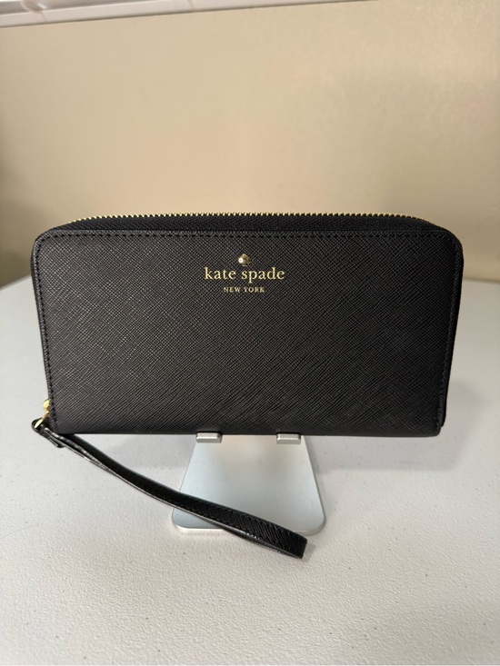 kate spade Handbags - Kate Spade Black Long Wallet with Wristlet Strap